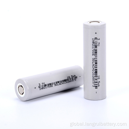 China 21700 battery cell 4800mAh 3.7V Li-ion tesla battery for electric bike battery Factory